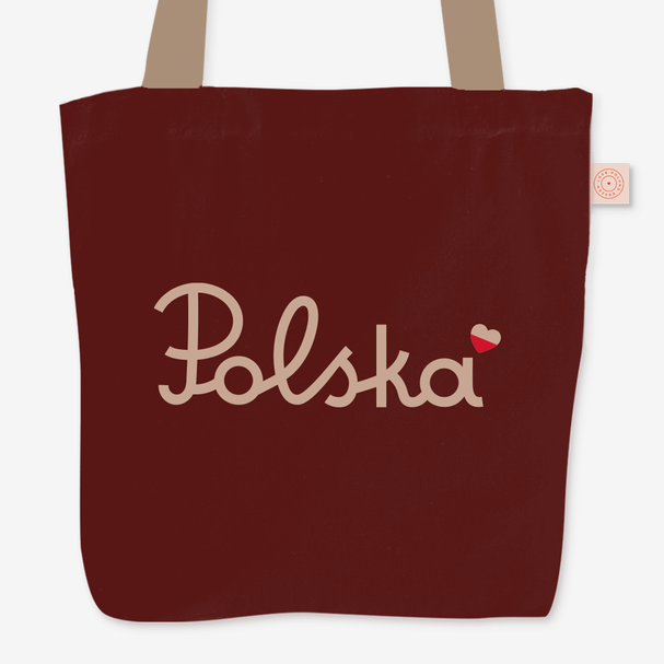 Torba Bawełniana Polska Napis