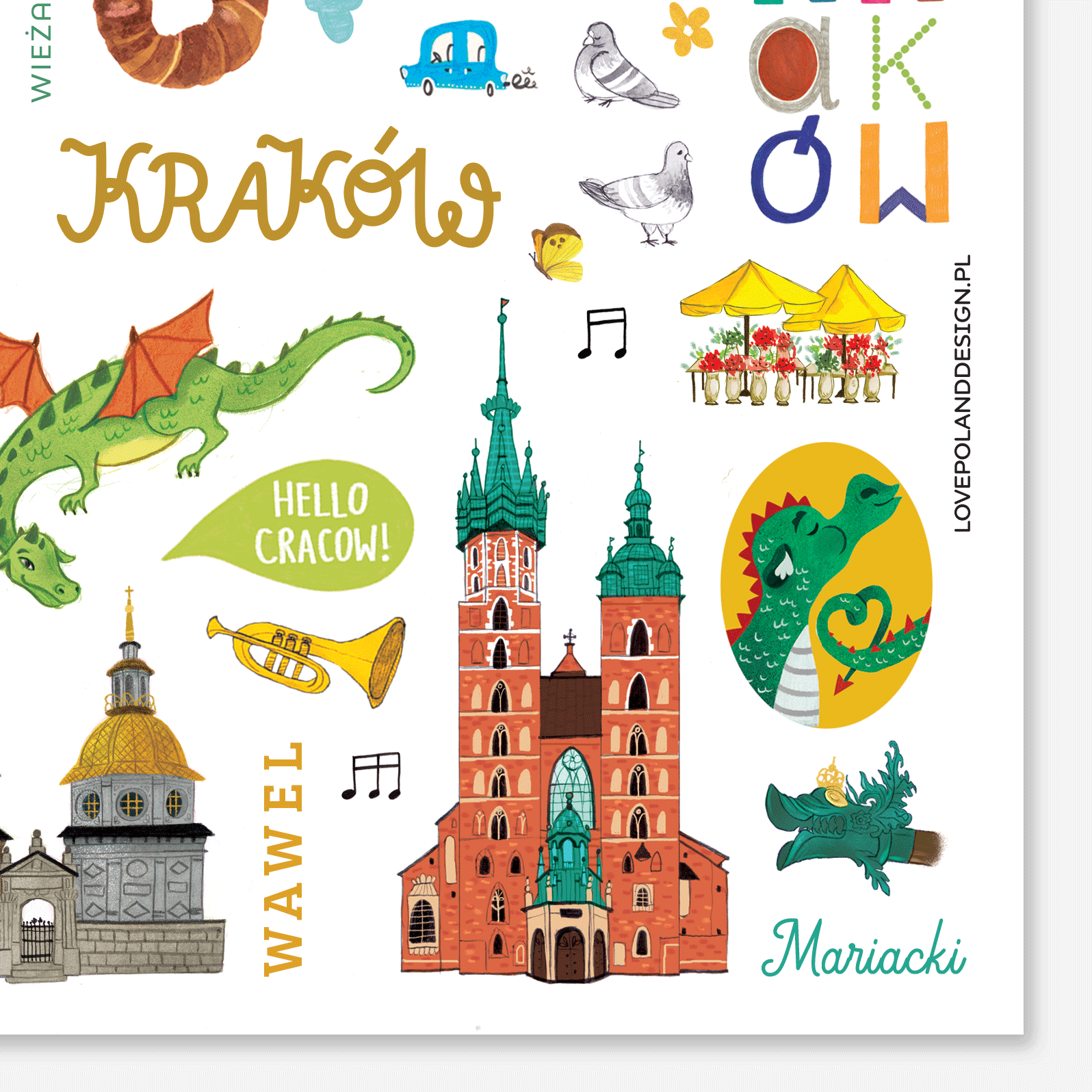 Naklejki A5 Kraków