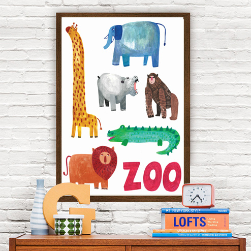 Zoo poster 50x70