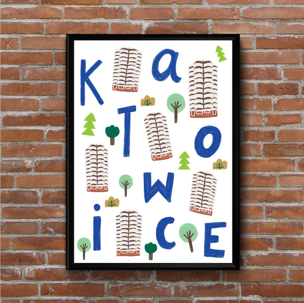 Plakat Kukurydze Katowickie 50x70