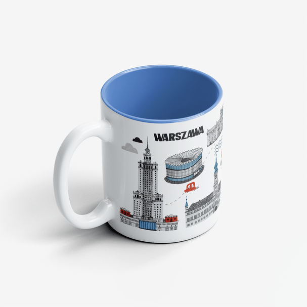 Ceramic Mug Warsaw Walking Route