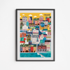 Plakat Poznań Panorama 50x70