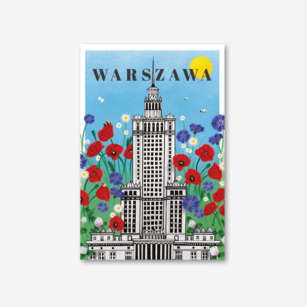 Postcard Palace of Culture Meadow