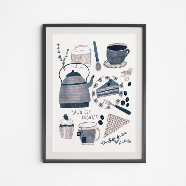 Coffee or Tea Poster 40x50