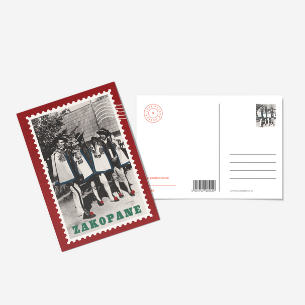 Postcard Zakopane Highlanders Collage