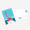Retro Lighthouse Postcard