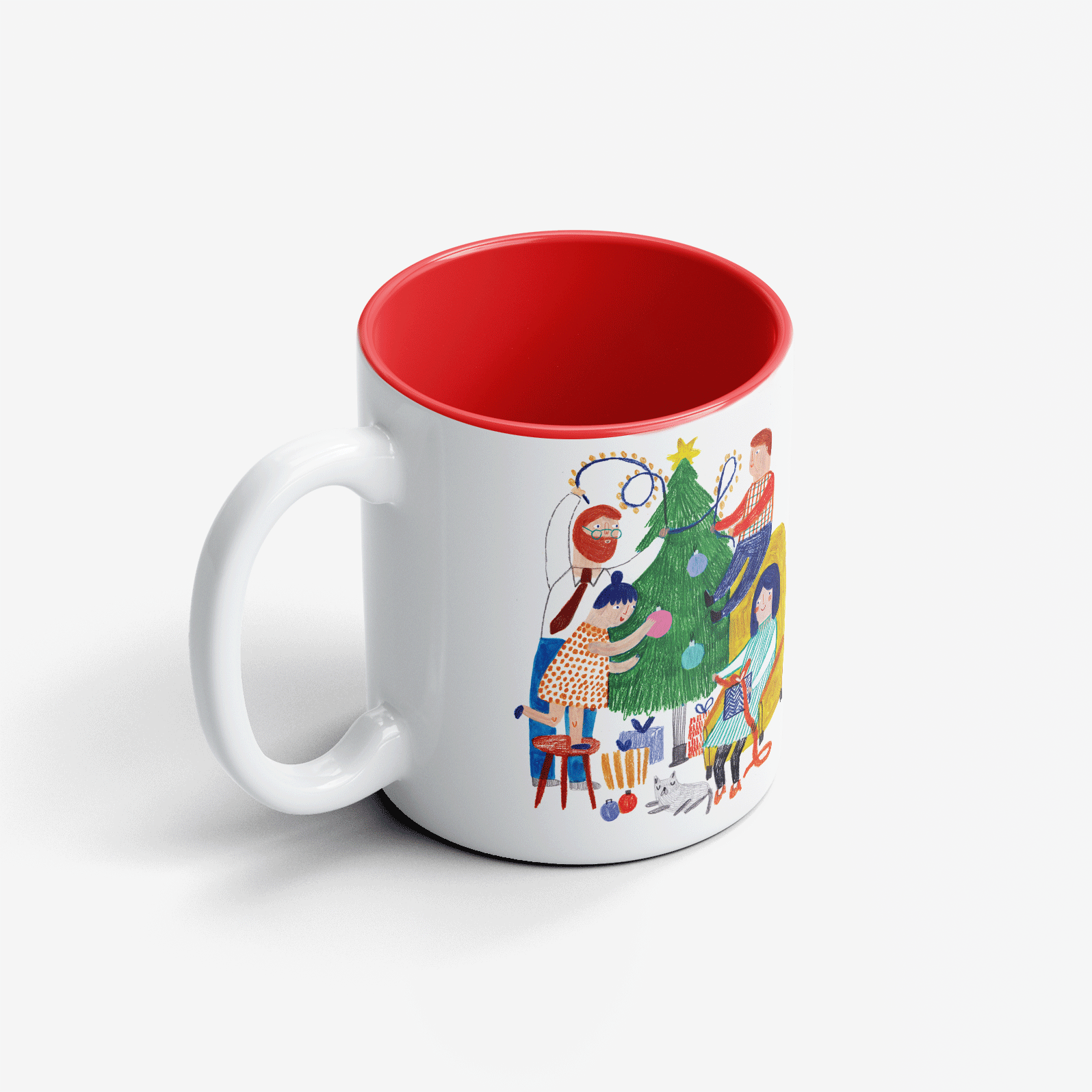 Kubek Ceramiczny Choinka
