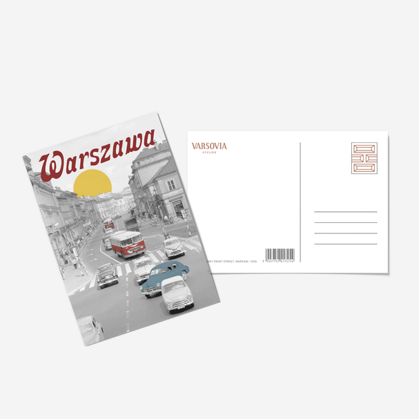 Pocztówka Warszawa Nowy Świat