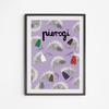 Plakat Pierogi Fioletowe 30x40
