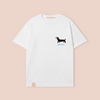 T-shirt Dachshund White