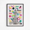 Plakat Pałac Kultury Totally 90's 30x40