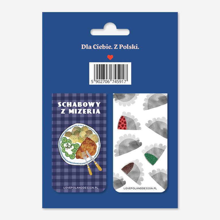 Zakładki Magnetyczne Pierogi + Schabowy