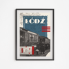 Plakat Łódź Tramwaj Kolaż 21x30