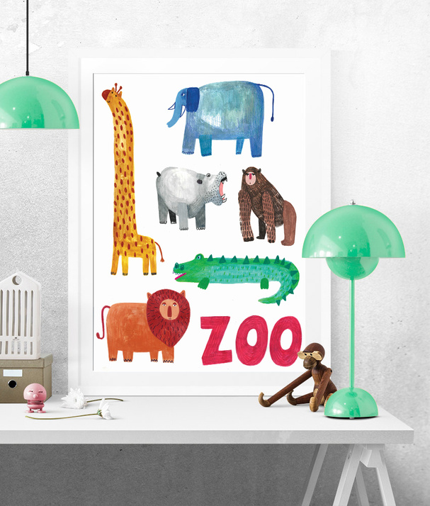 Zoo poster 50x70