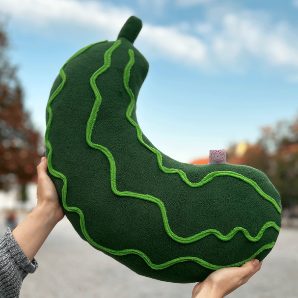 Dark Cucumber Pillow