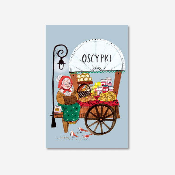 Pocztówka Oscypki
