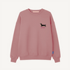Sweatshirt Dachshund Old Rose