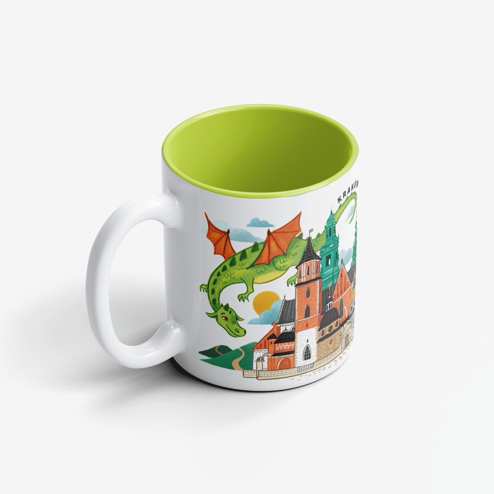 Kubek Ceramiczny Kraków Smok