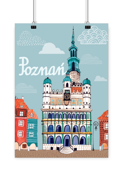 Plakat Poznań Ratusz 21x30