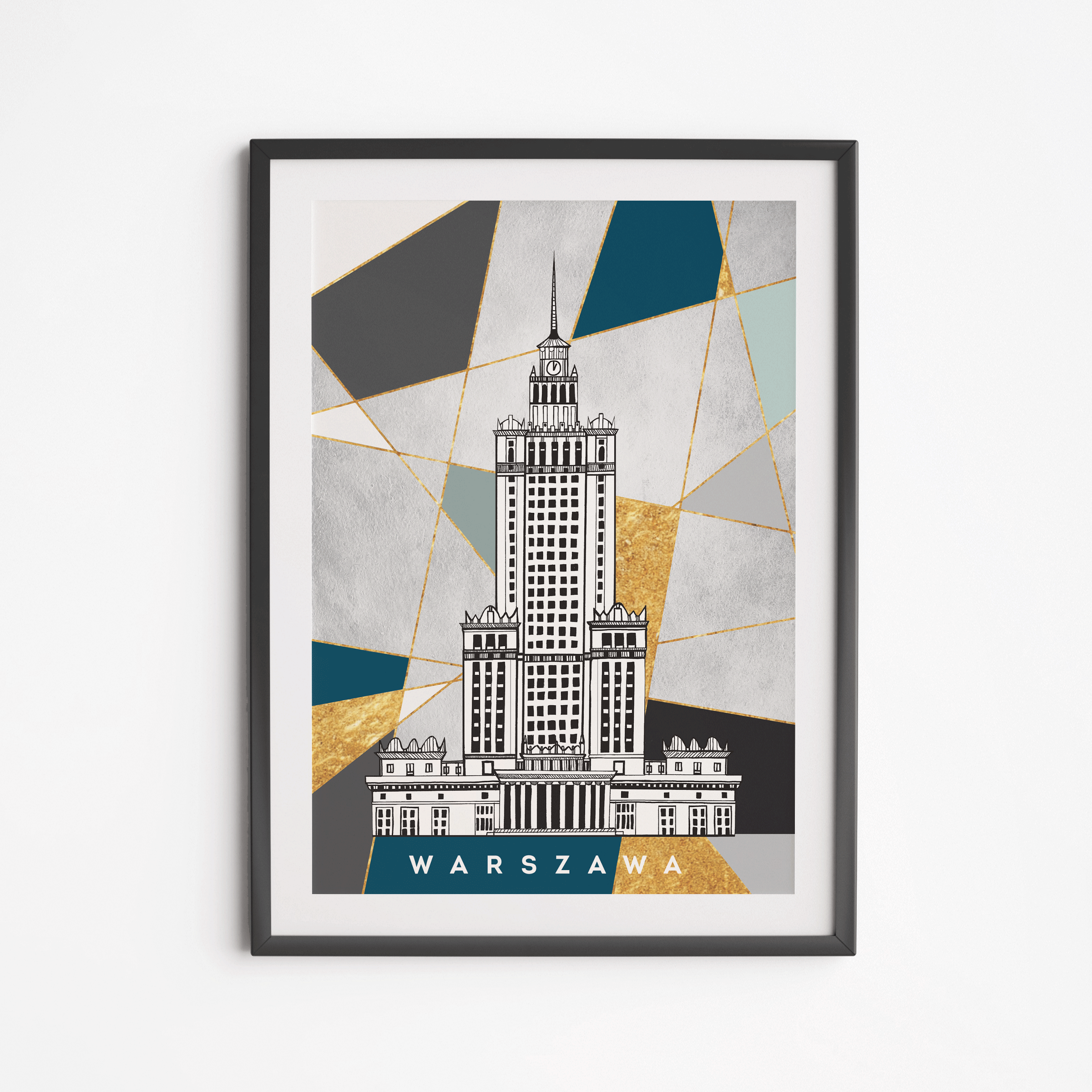 Plakat Pałac Modern Marmur 21x30